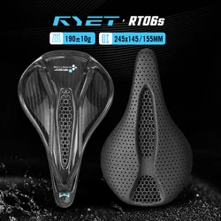 2026 RYET 3D Printed Bike Saddle 145/155mm 7*9 Carbon MTB Bicycle Seating Cushion Road Mountain Gravel Cycling Seat Accessory