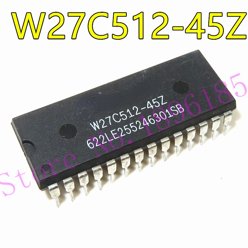 1pcs/lot W27C512-45 W27C512-45Z 27C512 DIP-28 In Stock