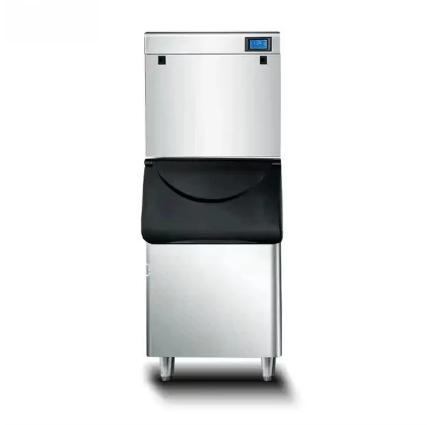 

Large Capacity Commercial Ice Maker 1000 lbs 60 kg per day Stainless Steel Air Cooled Ice Maker Pump Motor Core Components