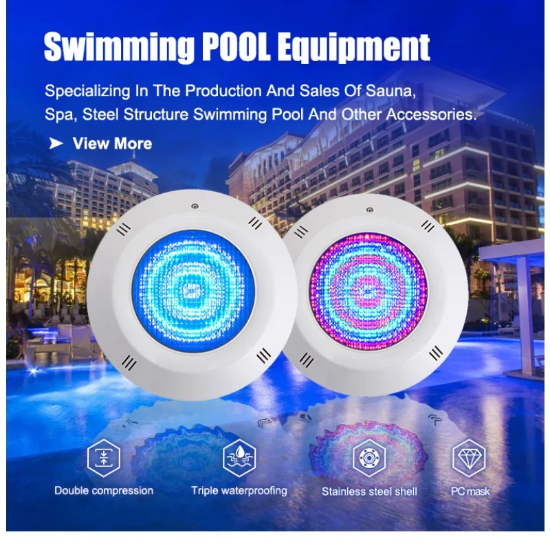 

Light Emitting Diode Underwater Light 12W 24W 12V 24v Swimming Pool Lighting