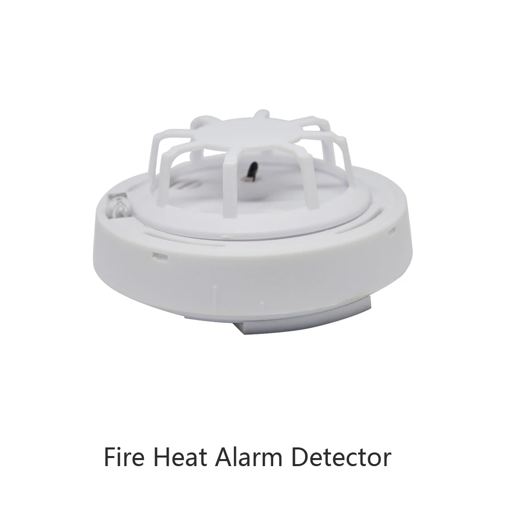 1pcs 9-12Vdc Indoor Ceiling Wired Heat Detector NC/NO Relay Output Signal Optional Fire Alarm Sensor For Home Security