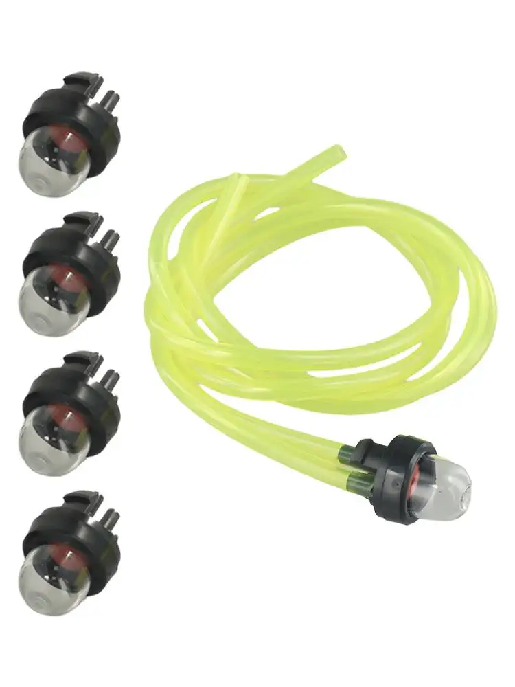 5Pcs Carburetor Oil Bubble Petrol Snap In For Primer Fuel Bulb Pump For Echo For Poulan Chainsaws Carburetor Light Bulb Part