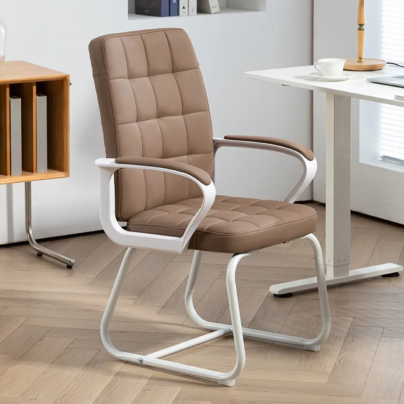 Office Chair Home Dormitory Plaid Conference Chair Mahjong Chair Simple Seat Swivel Chair Ergonomic Chair Computer Chair