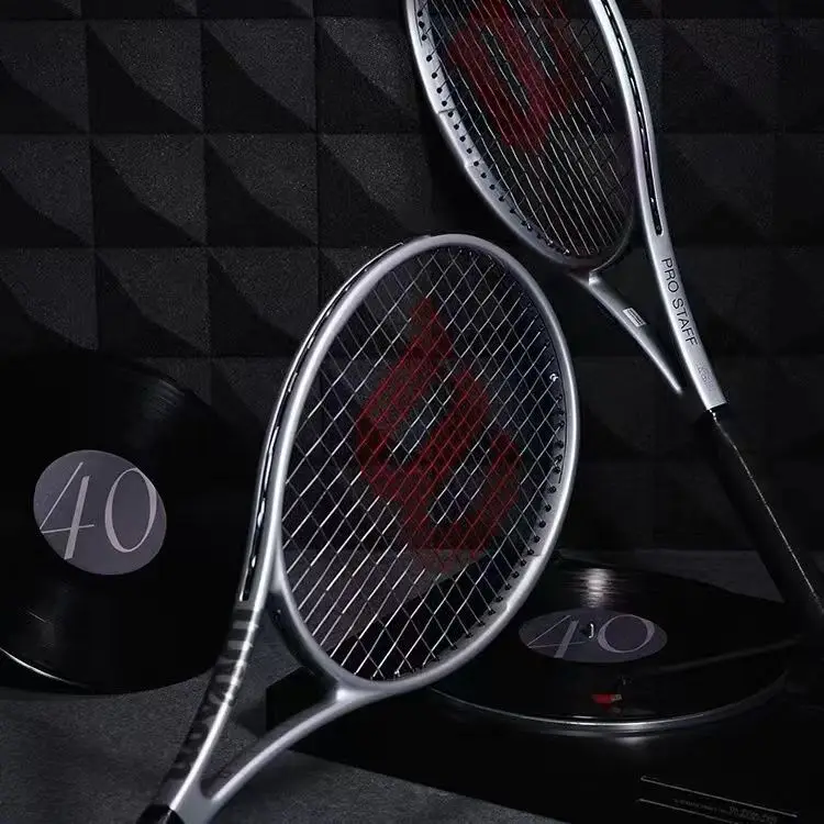 

Professional Wilson Tennis Racket for Adults Full Carbon Racket PROSTAFF V13 V11.5 College Tennis Racket PROSTAFF, 290g