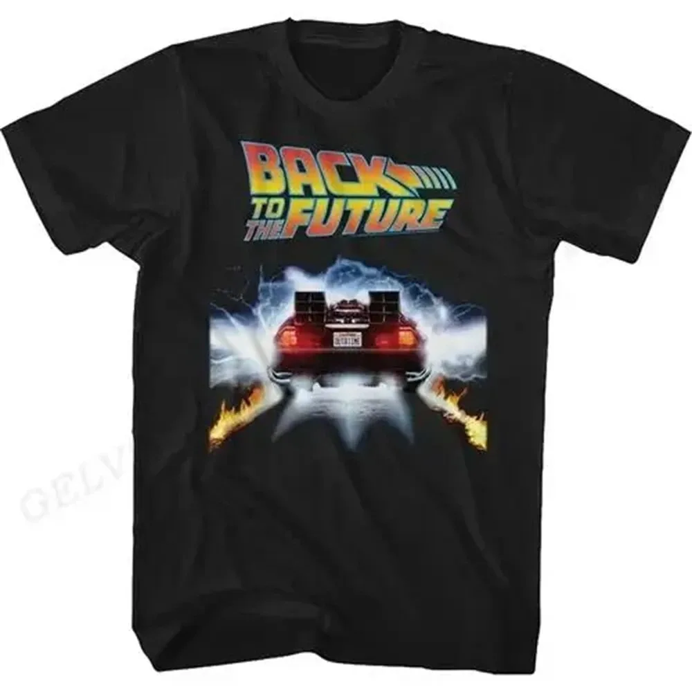 

Back To The Future T Shirt Graphic Print Men Women Fashion Hip Hop Streetwear Short Sleeve Plus Size T Shirt Unisex 62473
