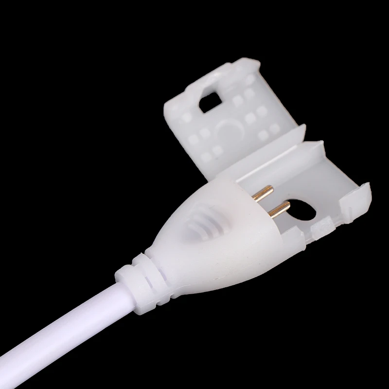220V EU LED Strip Plug For Cob 360LEDs 12mm Light Strip Connector 2pin COB Led Strip Light Fix Clips Connector
