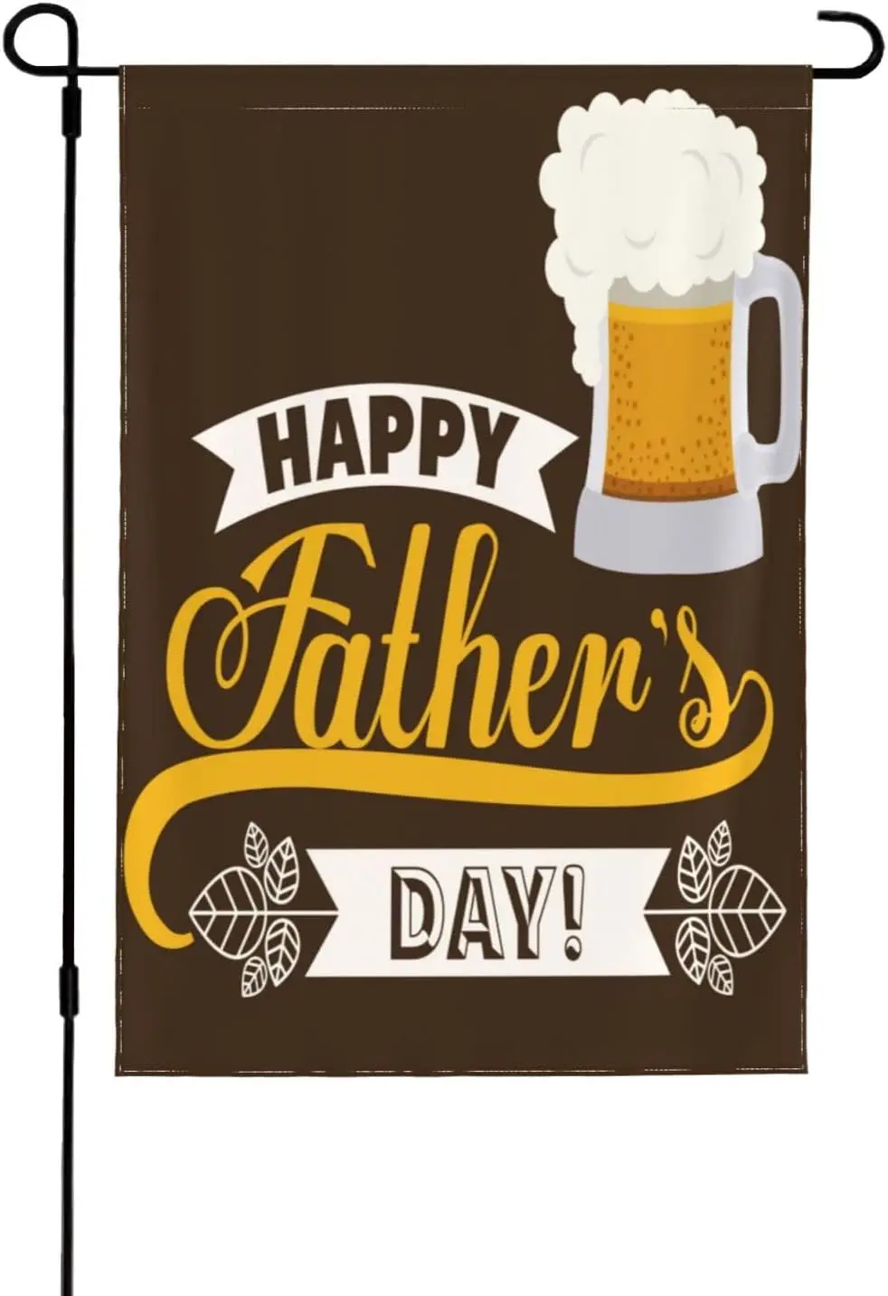 Delerain Happy Father's Day Garden Flag, 28 x 40 Inch Double Sided Design Weather Resistant Indoor & Outdoor Decorat IIK AAL yyi
