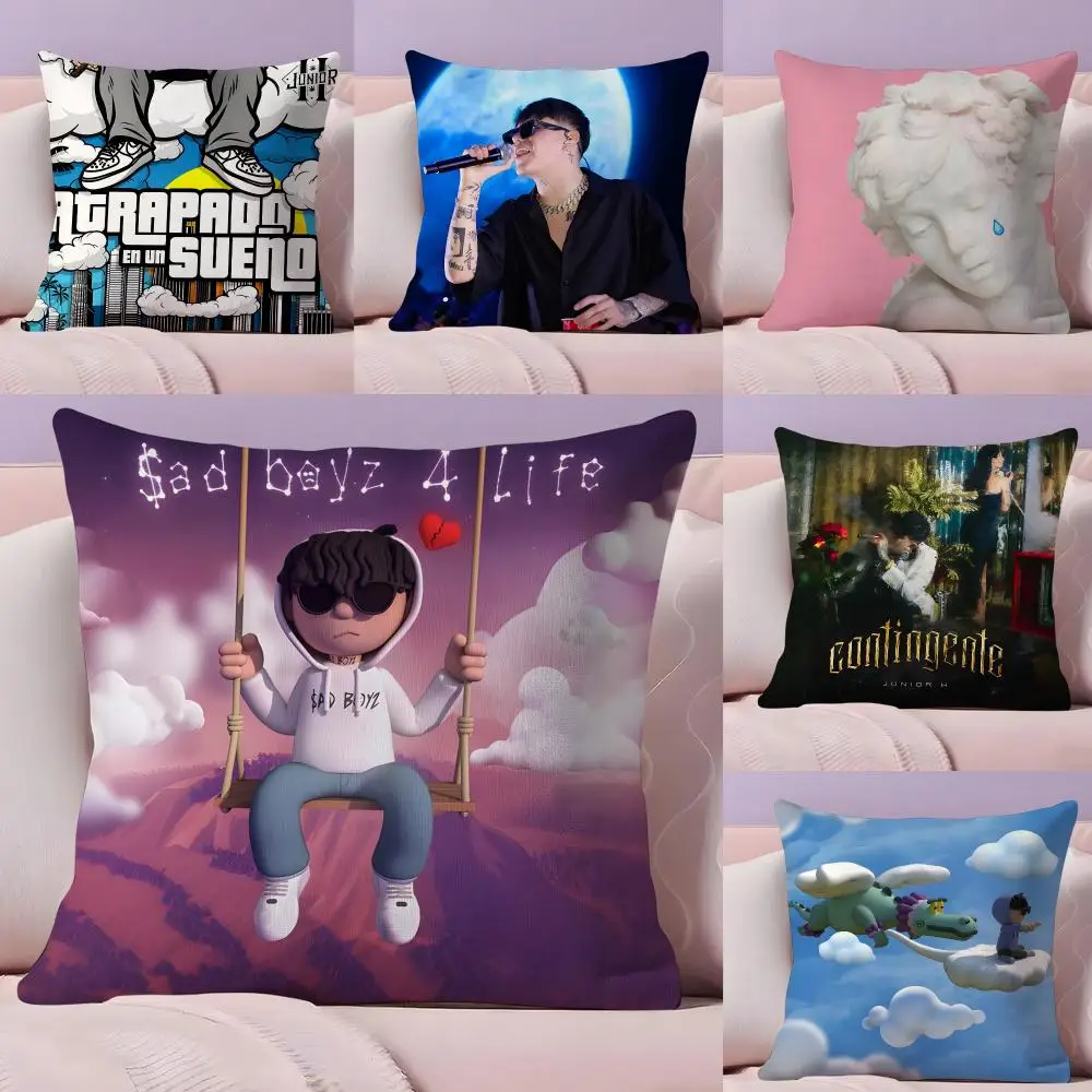 Singer J-Junior H Cushion Cover Pillow Case Plush Fabric Soft Double Sided Print Home Sofa High Quality Cushion