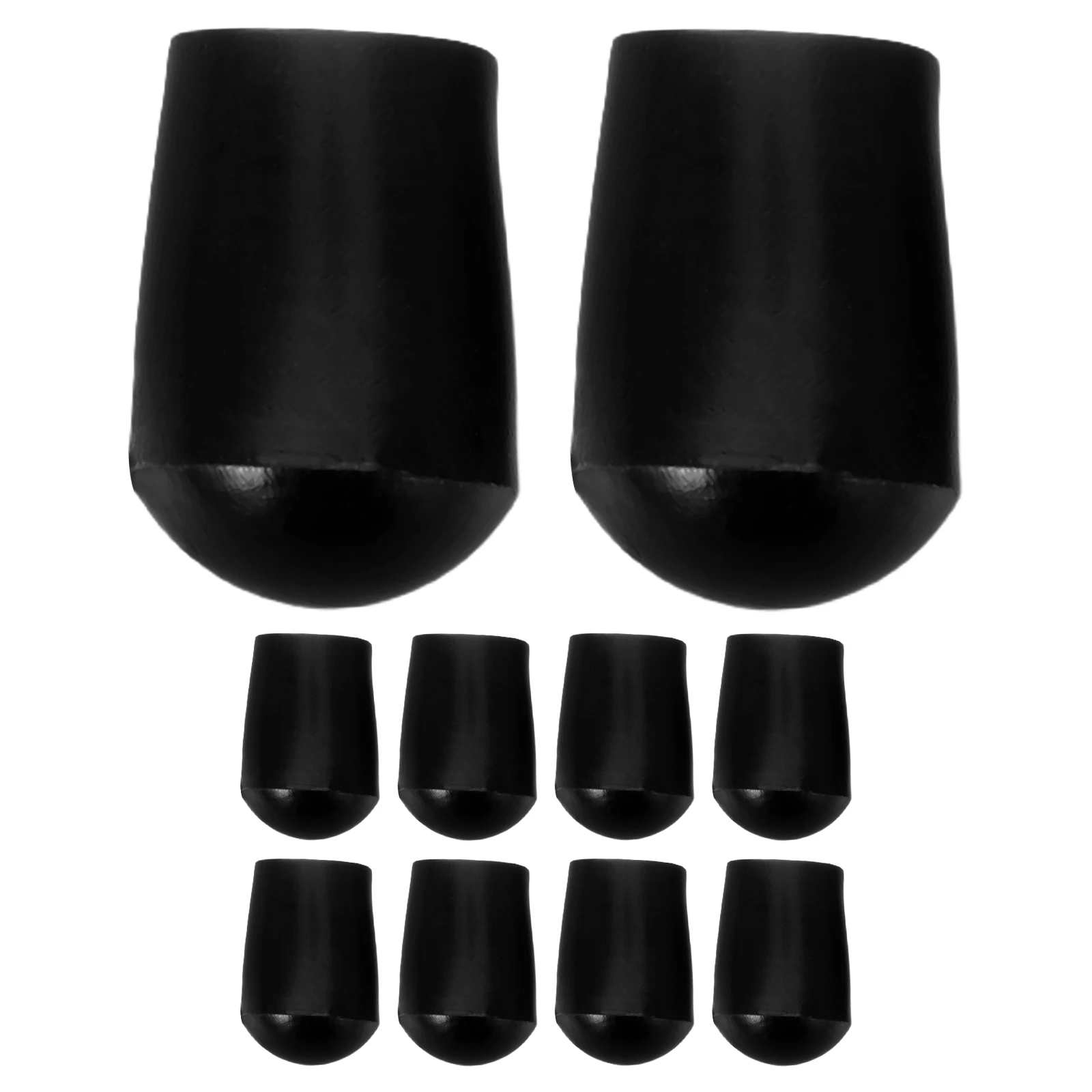 

10pcs Black Double Bass Endpin Rubber Tips: High Elasticity Anti-Slip Shock Absorption Cello Accessories Durable Replacement Tip