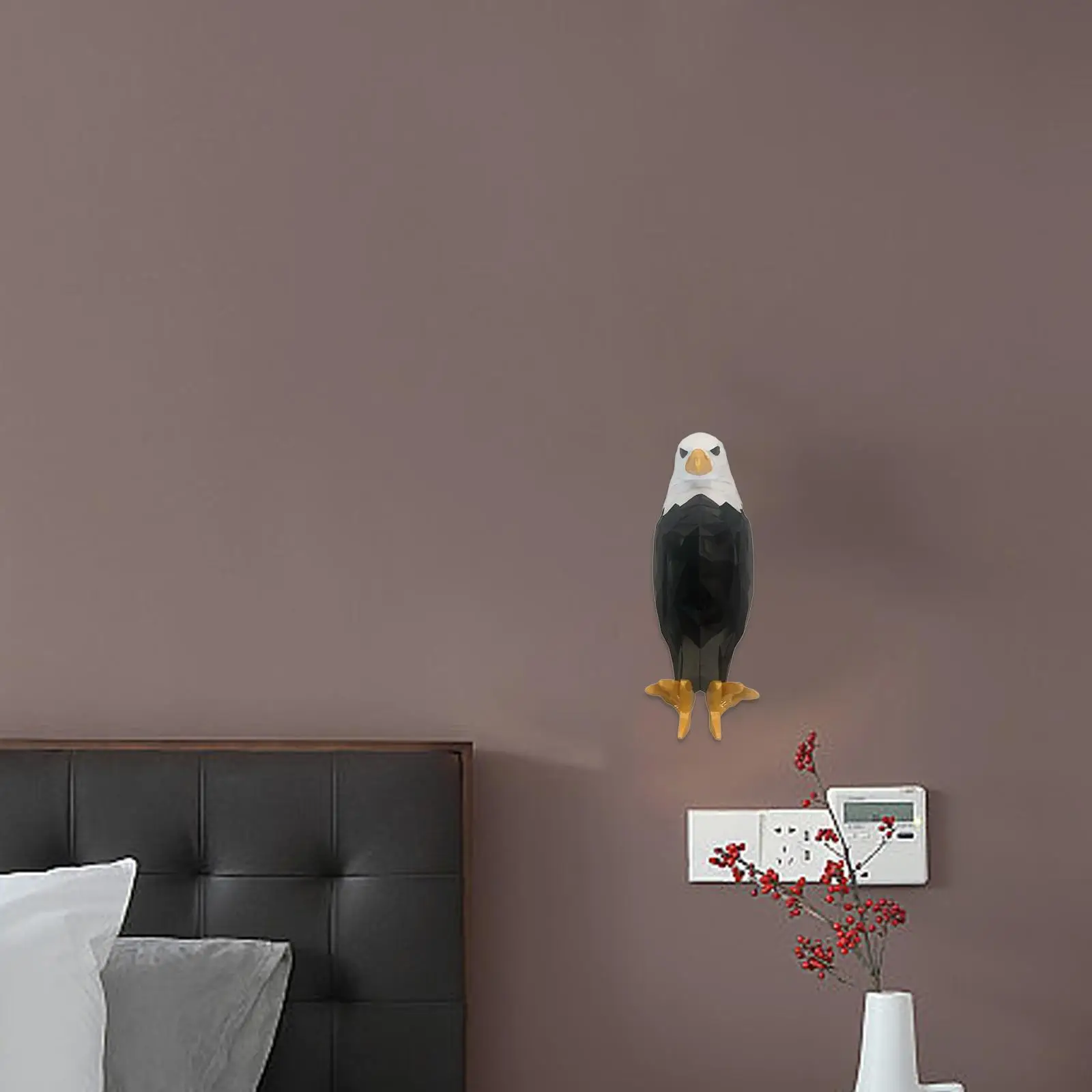 Wall Mounted Eagle Lamp Stylish Bedroom Decor Creative Animal Night Light Modern Living Room Lighting Fixtures Decorative