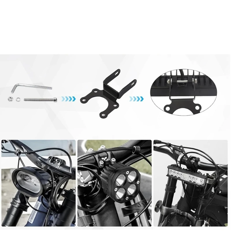 37JE Motorcycle Lamp Assembly with Control for Night Trail Use