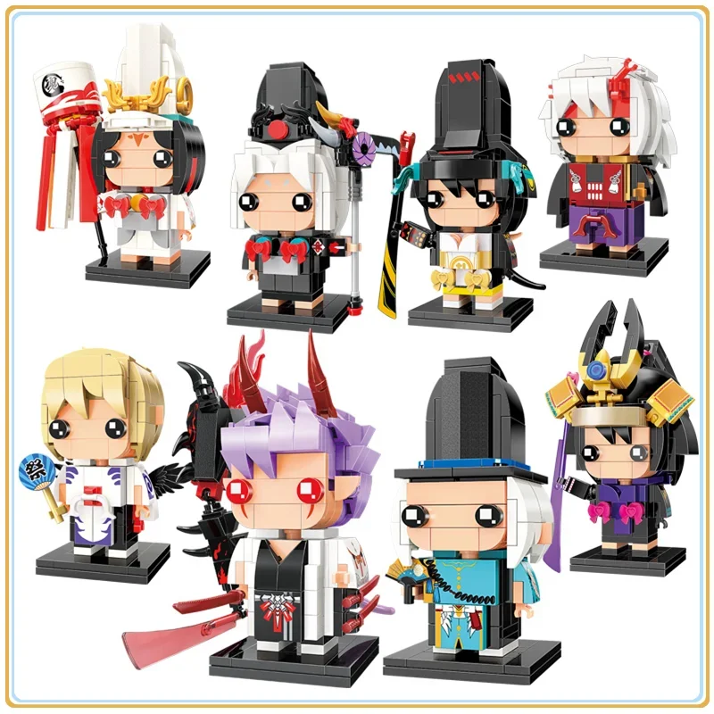 

Keeppley Onmyoji Square Head Toy Block Anime Game Peripheral Toy Splicing Character Model Home Decoration Fashion Gift