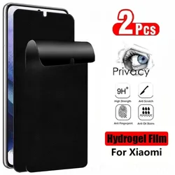 2Pcs Anti-Spy Hydrogel Film Xiaomi Redmi Note 13 12 11 Pro 10 10S 11S Privacy Screen Protector For Redmi 13C Note 9 9s 8 7 8T