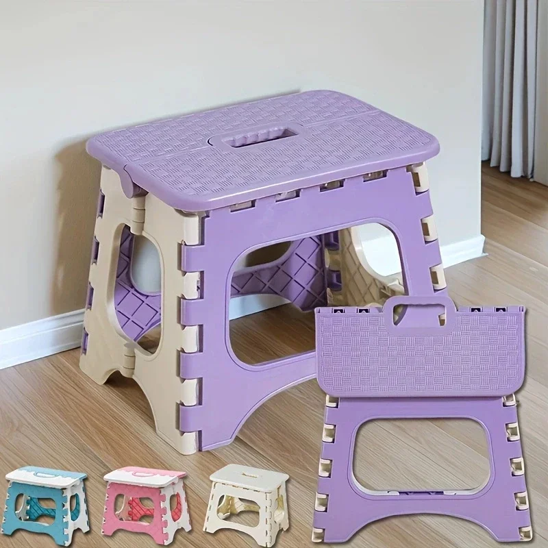 Plastic Folding Stool, Portable Outdoor Stool, Household Mazza Children's Learning Stool, Train Stool