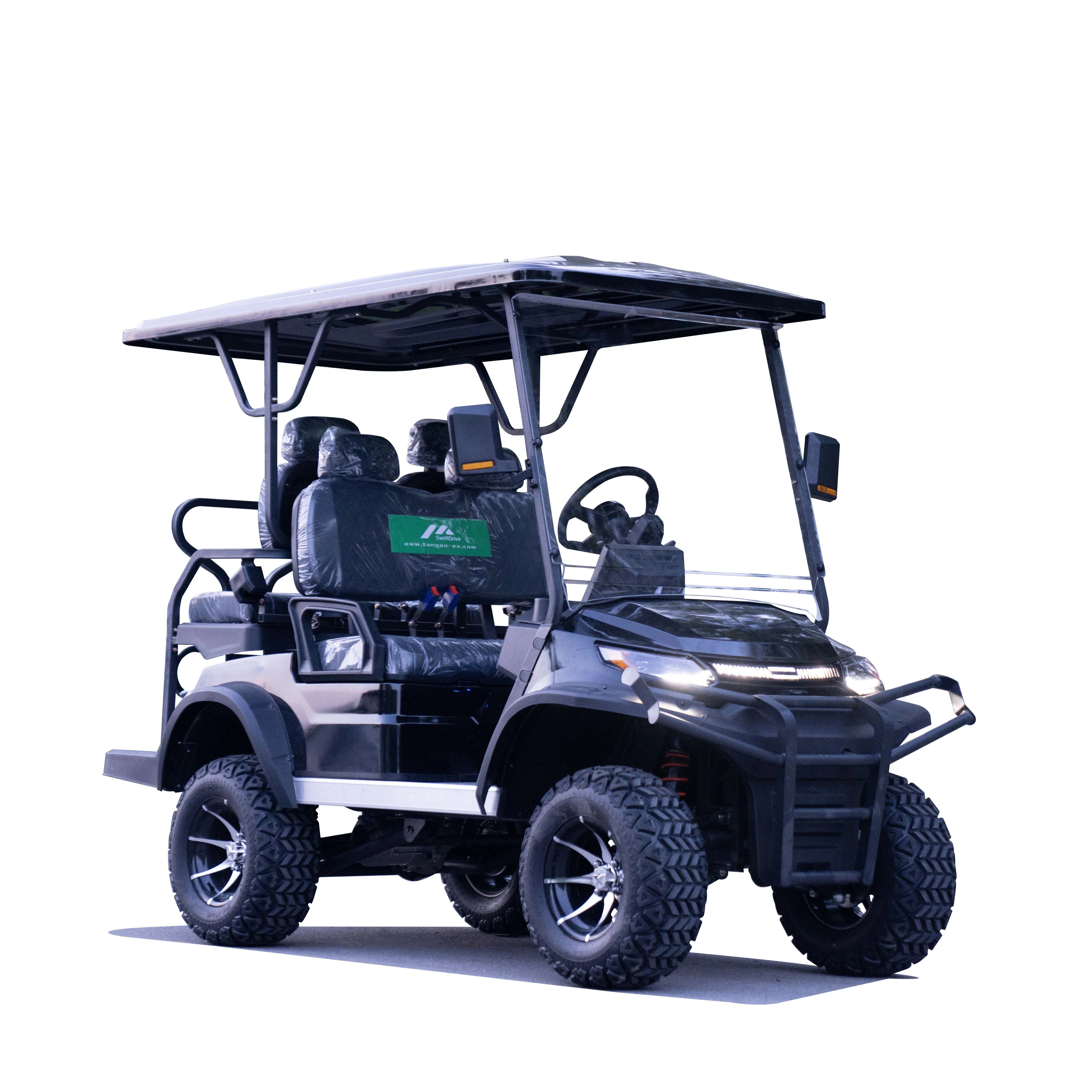 عربة جولف كهربائية عالية الجودة مكونة من 6 مقاعد عربة كهربائية ذات نوعية جيدة لعب الجولف #1