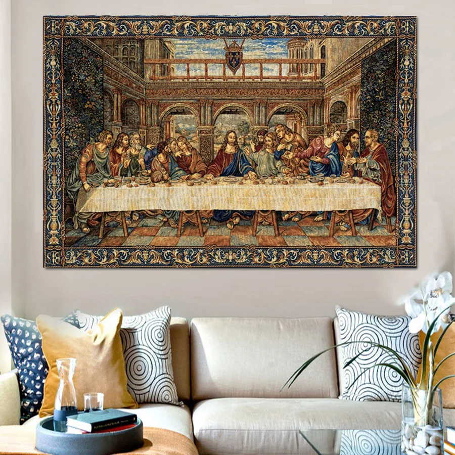 Jesus Home Decor Last Supper Christ Artistic Diamond Painting Kit Full Square Round Drill Mosaic Embroidery Picture handmade art