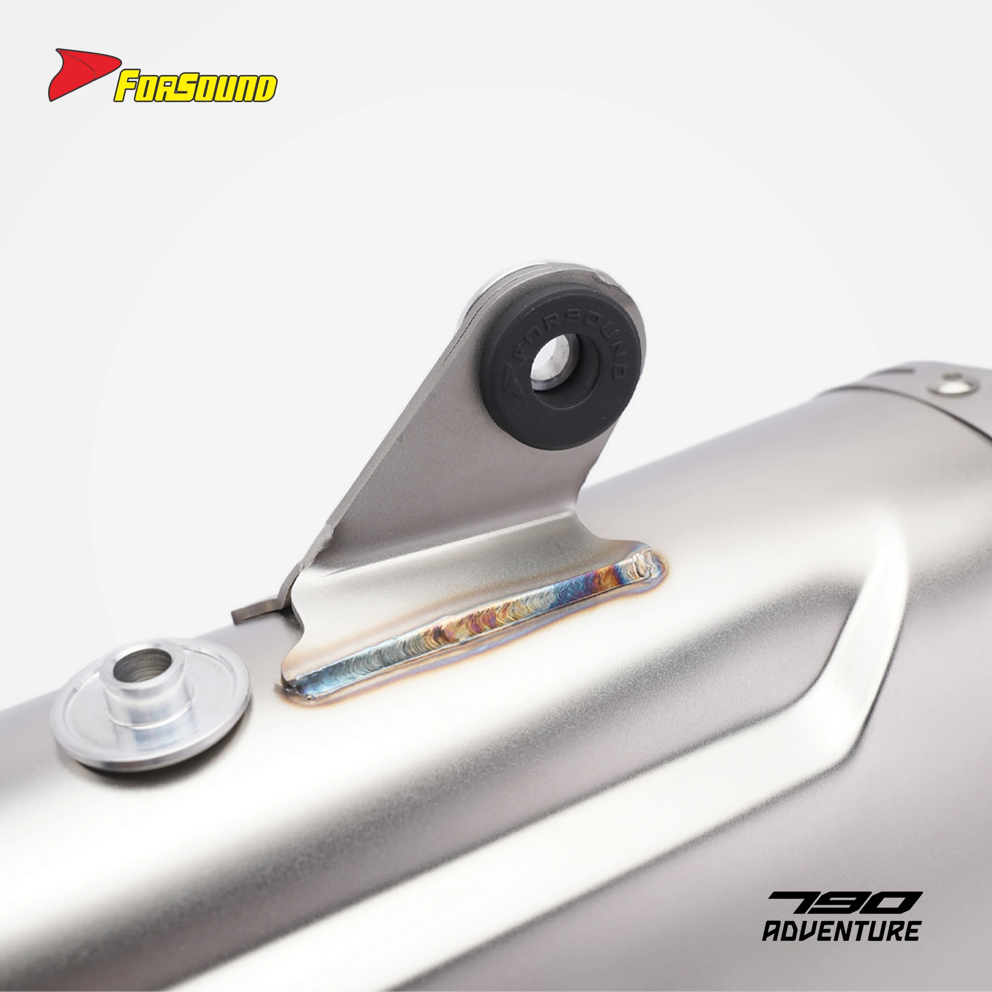 Forsound Factory Wholesale Price Ktm 790ADV Exhaust Valved Muffler with Mid Pipe Resonator