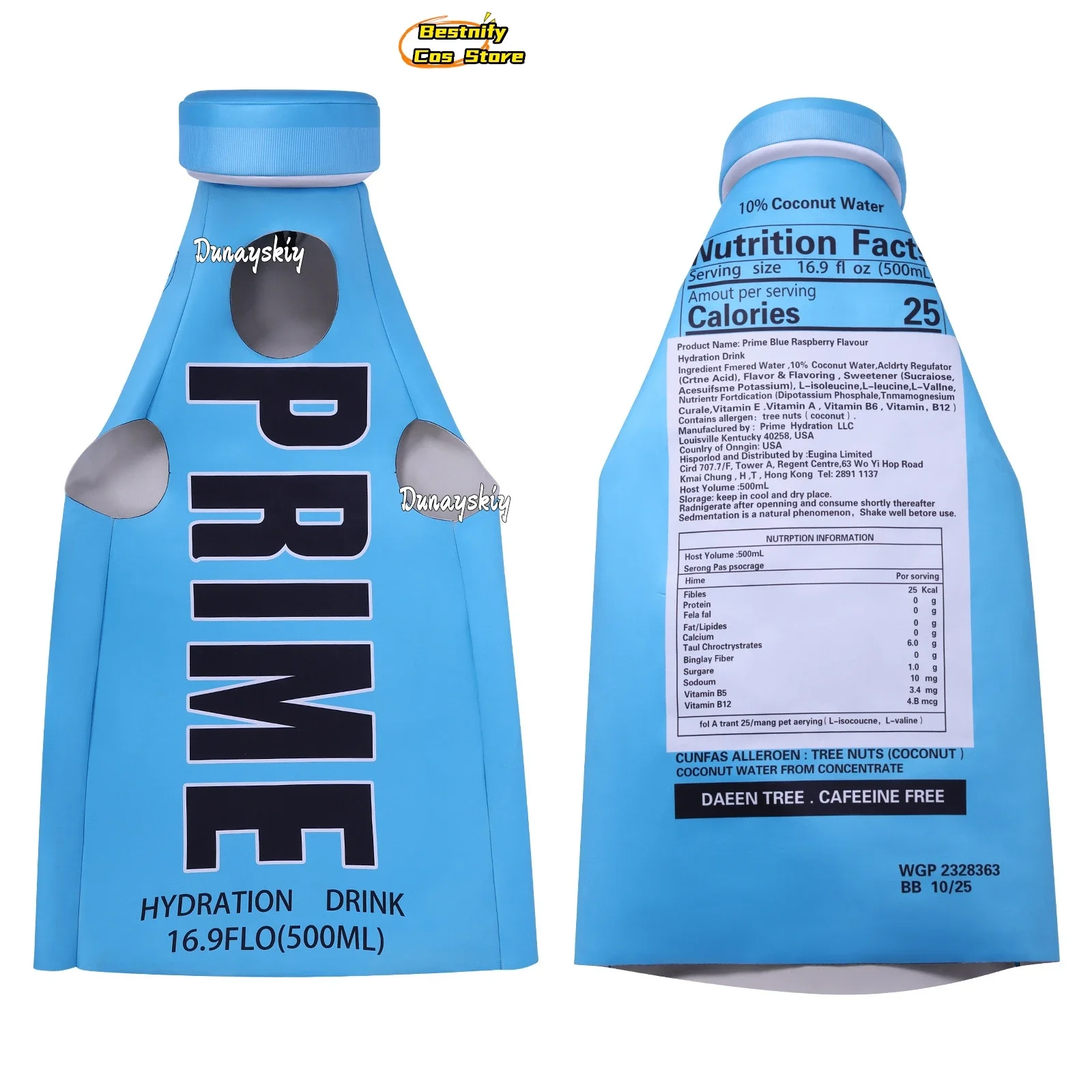 CosplayHalloween Funny Primes Cosplay Adult Drink Beer Costume Unisex Bottle Costume Jumpsuits Halloween Role-playing Outfit Pro