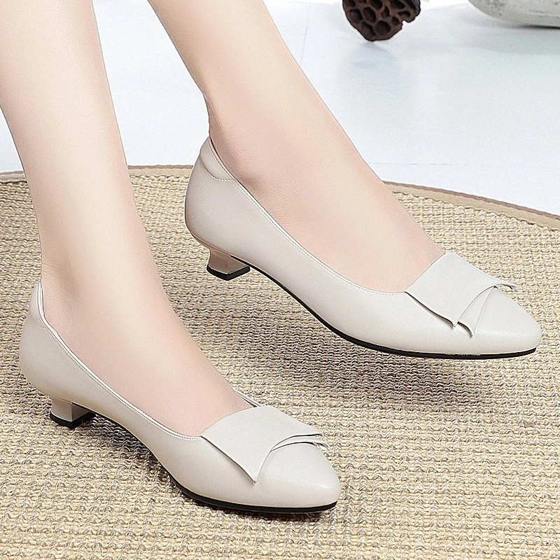 Весенне-осенние туфли из натур – обзор и цена Leather Work Women Shoes