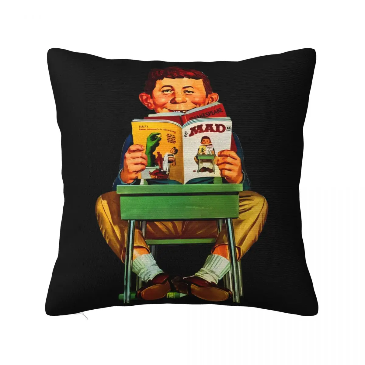 Mad Magazine Alfred E Newman Pillows Decorative Pillows Room Decorating Items Pillow Case Pillow Cover