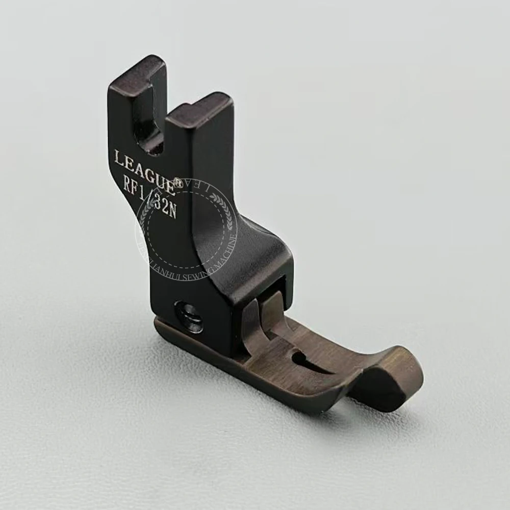 RF1/32N Compensating Teflon Presser Foot Hard Oxidized Anti-Static for Single Needle Lock-Stitch Sewing Machine Parts CR1/32N