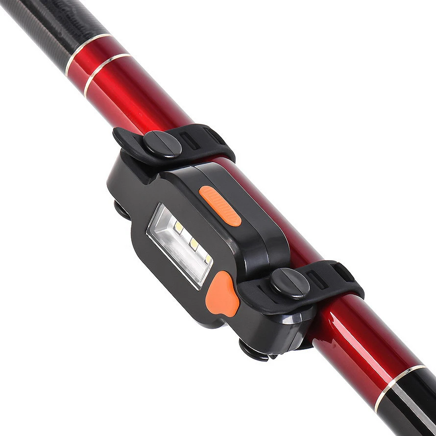 L68ANewest Electronic LED Fishing Rod Sensor Light Gravity Induction Lamp Fish Bite Sound Alarm Bell for Night Fishing