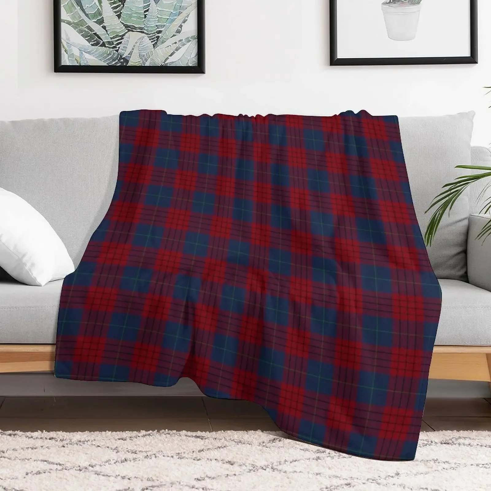 Clan Robinson Tartan Throw Blanket Plaid Furrys Soft Beds Blankets