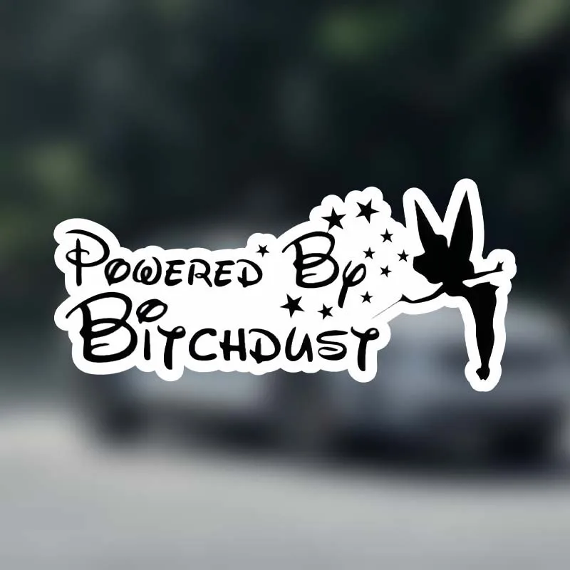 ملصق كارتون خرافي فينيل ، مدعوم من Bitchdust ، ملصق ذاتي اللصق للسيارة ، فان ، شاحنة ، دراجة نارية ، مصد