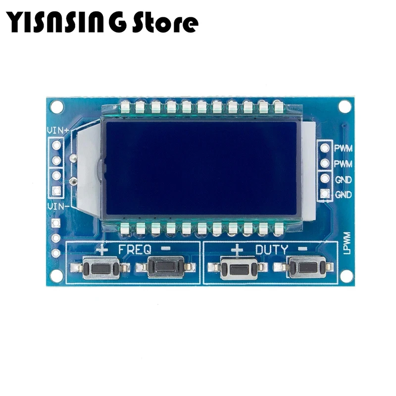 1Hz-150Khz Signal Generator Module Adjustable PWM Pulse Frequency Function Duty Cycle TTL LCD Display 5V DC 12V 24V