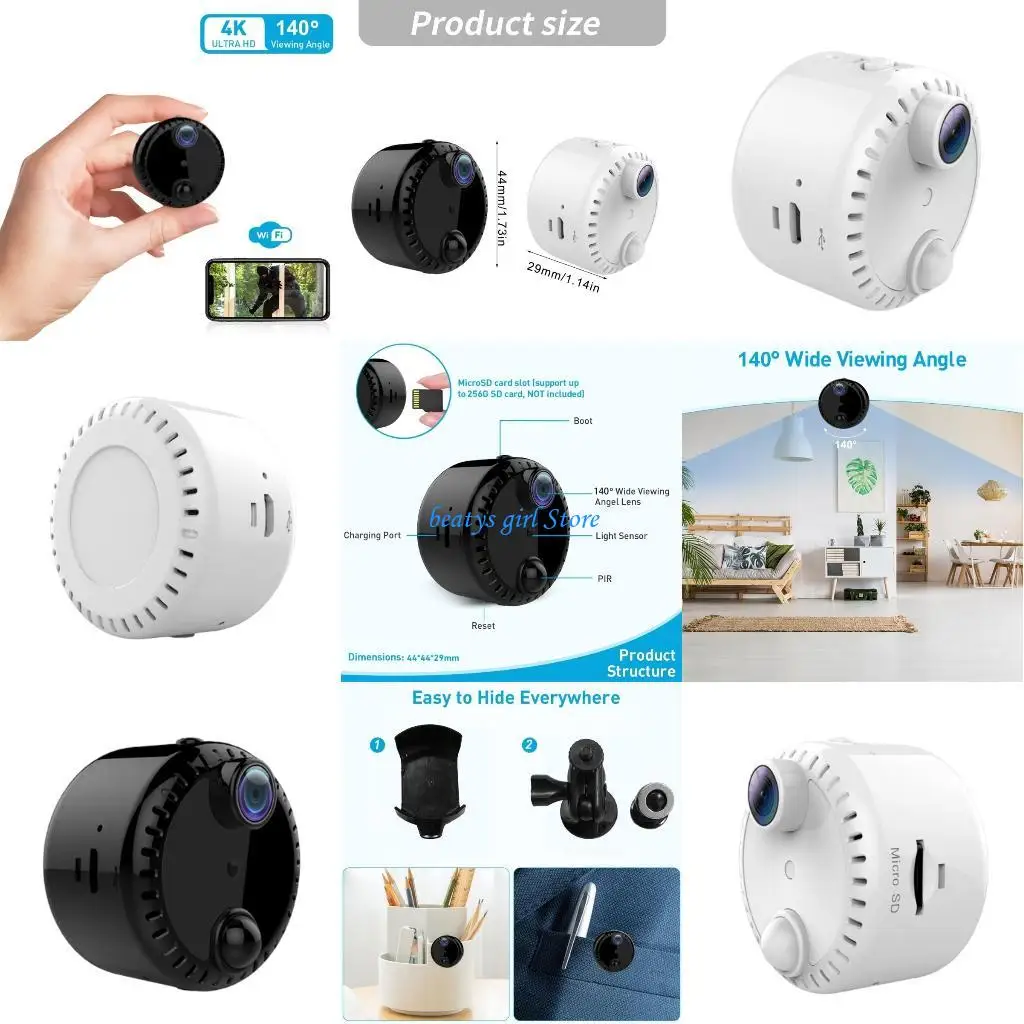 

C7AB Surveillances Camera With 4K 1080P and Remote Viewing for Safety Assurance
