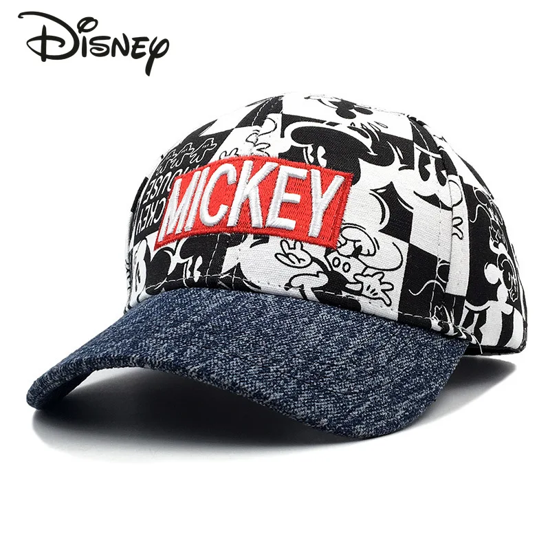 Disney Mickey New Children\'s Hat Fashion Cartoon Casual Children\'s Baseball Hat Adjustable Outdoor Children\'s Hat High Quality