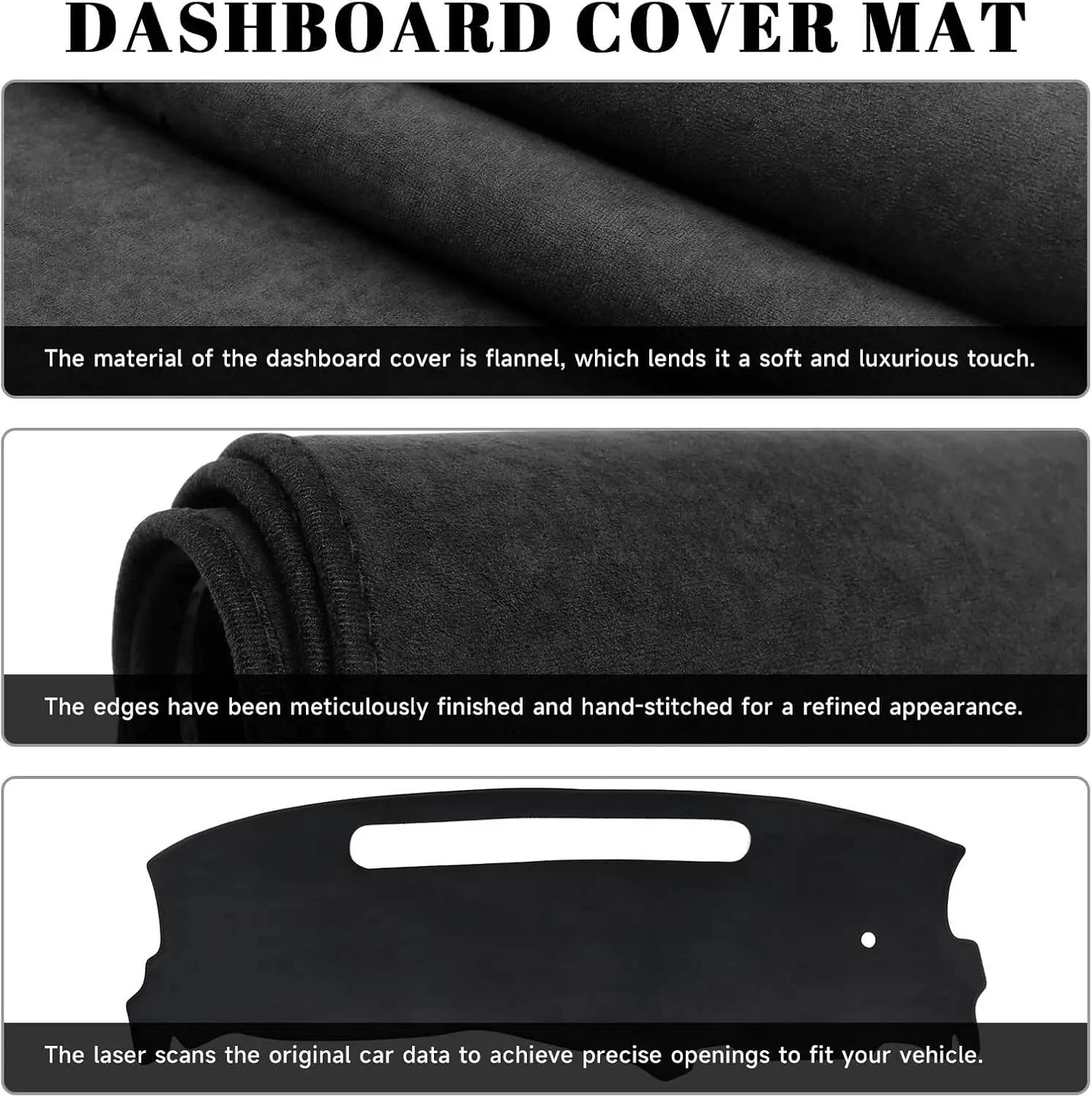 لوحة القيادة السوداء داش غطاء لوحي حصيرة السجاد لشيفي 1998-2005 السترة S10 لجي إم سي جيمي سونوما إنفوي لولدزموبيل برافادا