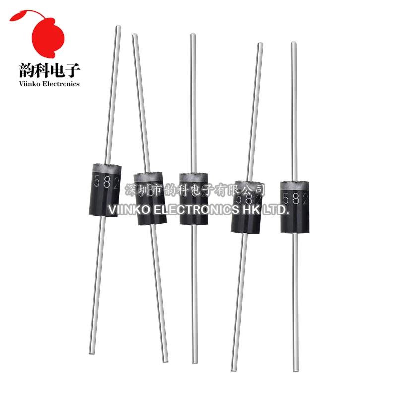 20pcs 1N5825 1N5824 1N5822 1N5820 IN5822 DO-27 Schottky Diode