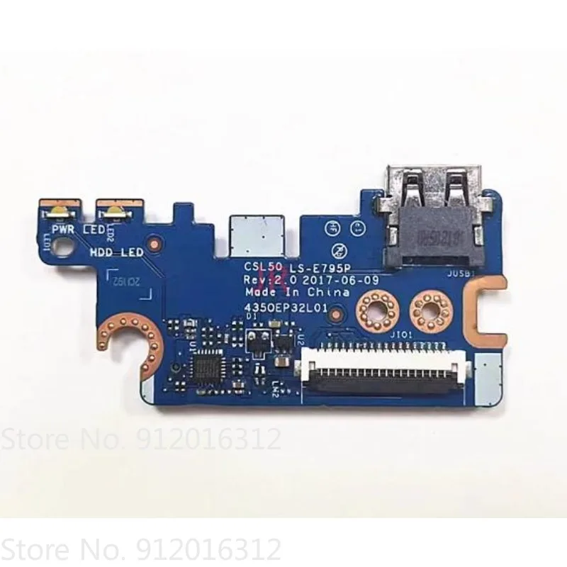 Board for HP 15-BS Laptop Card Reader USB Board LS-E795P