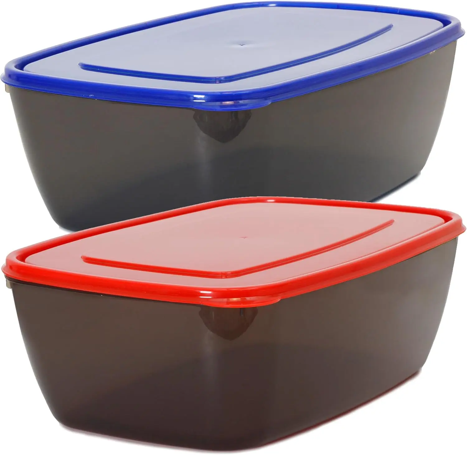 

2 Pack Extra Large Food Storage Containers (2.5 Gallon 15 inch x 11 inch x 5 inch)