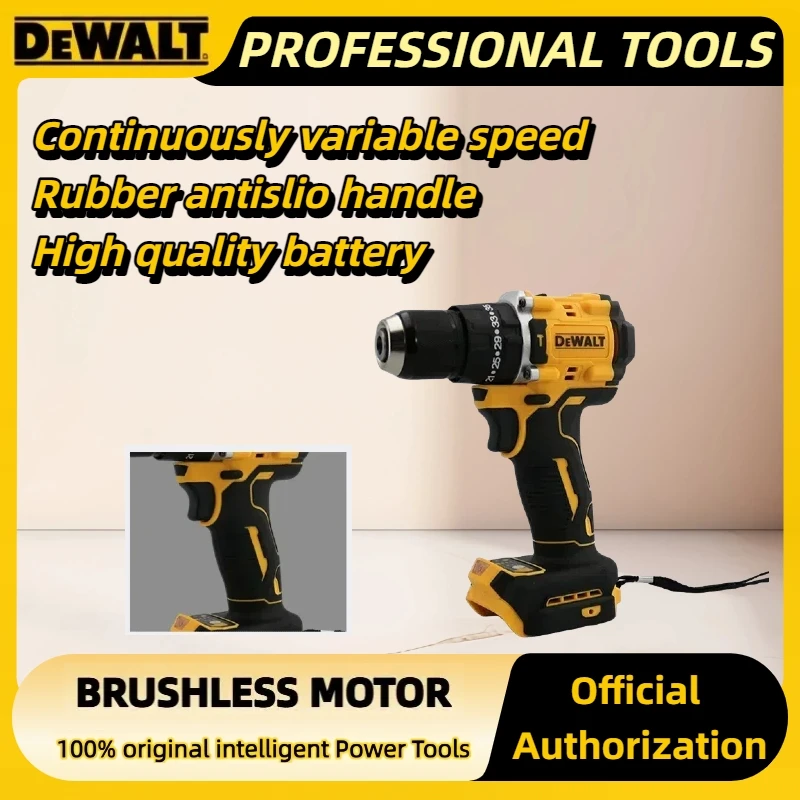DeWALT DCD805 borstelloze compacte elektrische schroevendraaier lithiumbatterij 20V oplaadbare intelligente elektrische gereedschappen handboormachine