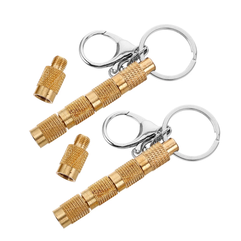 

2pcs Car Repair Tools Copper Tire Deflator Quick Deflation Valve Auto Stop Accessories For SUV Truck Offroad Vehicles