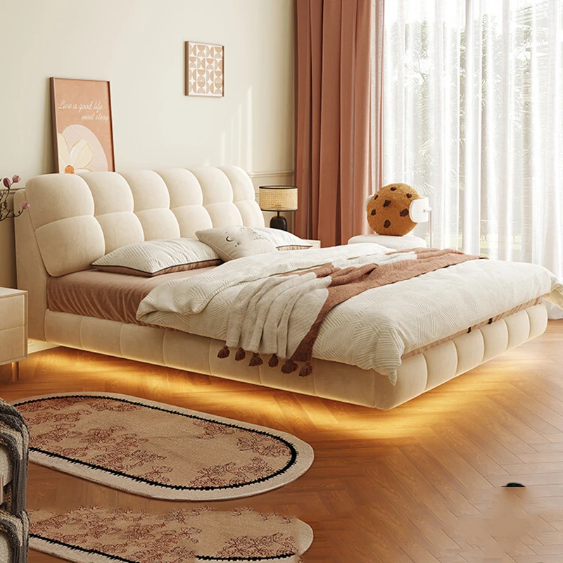 

European Girls Bed Modern Headboards Simple Space Saving Multifunctional Bed Storage Full Letto Matrimoniale Home Furniture