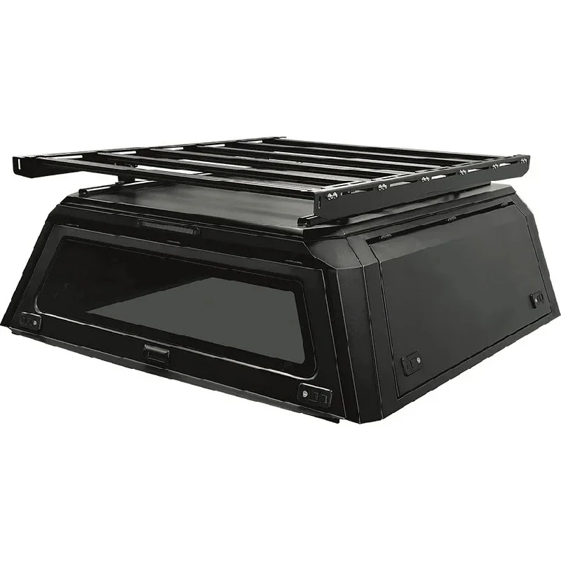 Weatherproof Aluminium Off‑Road Truck Camper Shell With Locking Window, Universal 4x4 Pickup Truck Offroad Exterior Accessories