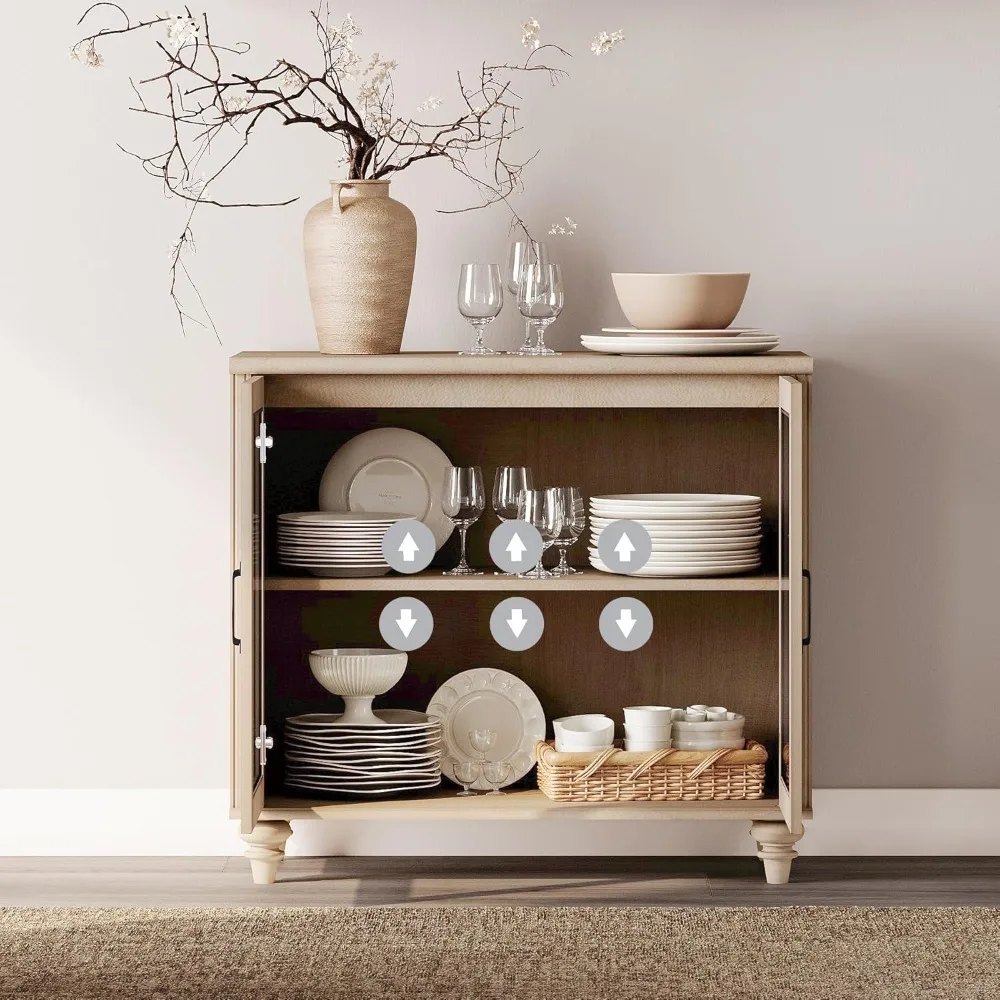 Suporte de TV para TV de 100 polegadas, mesa de console de TV de madeira para TV de 75/80/85/90 polegadas, centro de entretenimento com porta de vidro e gaveta