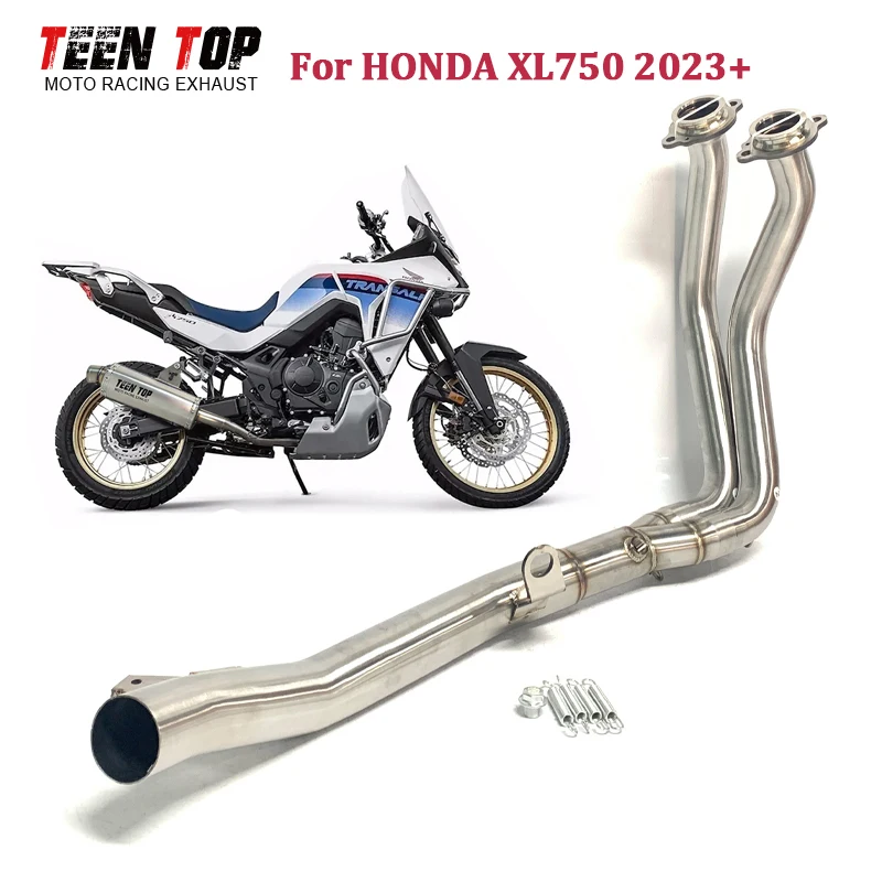 

Stainless Steel Motorbike Exhaust Pipe For Honda XL750 Transalp 750 Exhaust Front Link Pipe 2023+ OEM Exhaust Header Escape Moto