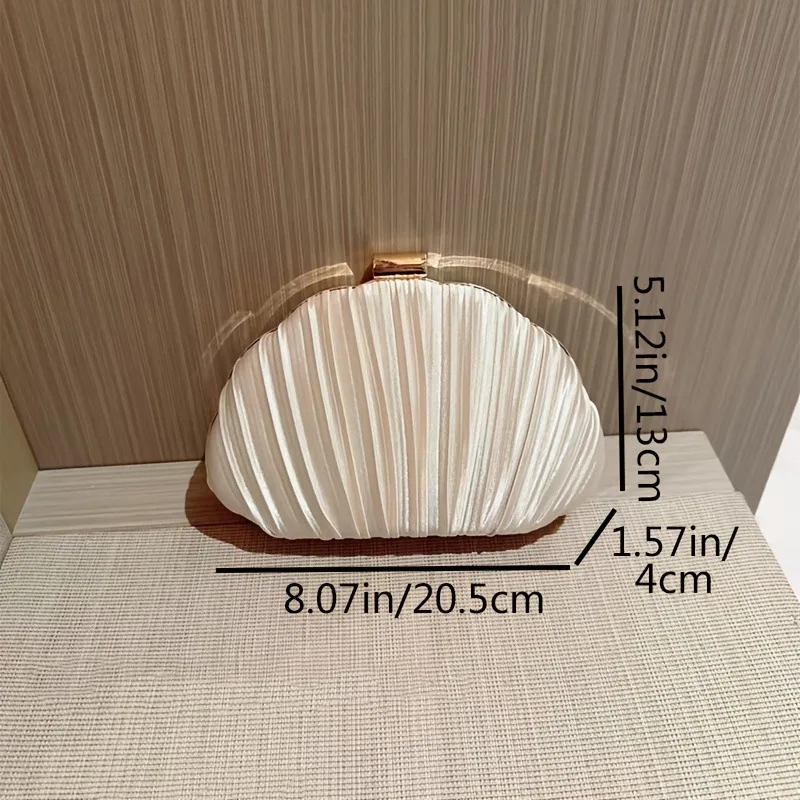 الذهب مشرق الحرير مساء حقائب النساء أنيقة مأدبة مخلب سلسلة حقائب كتف محفظة فاخرة الإناث موضة حقيبة حفلات الزفاف Ins #4