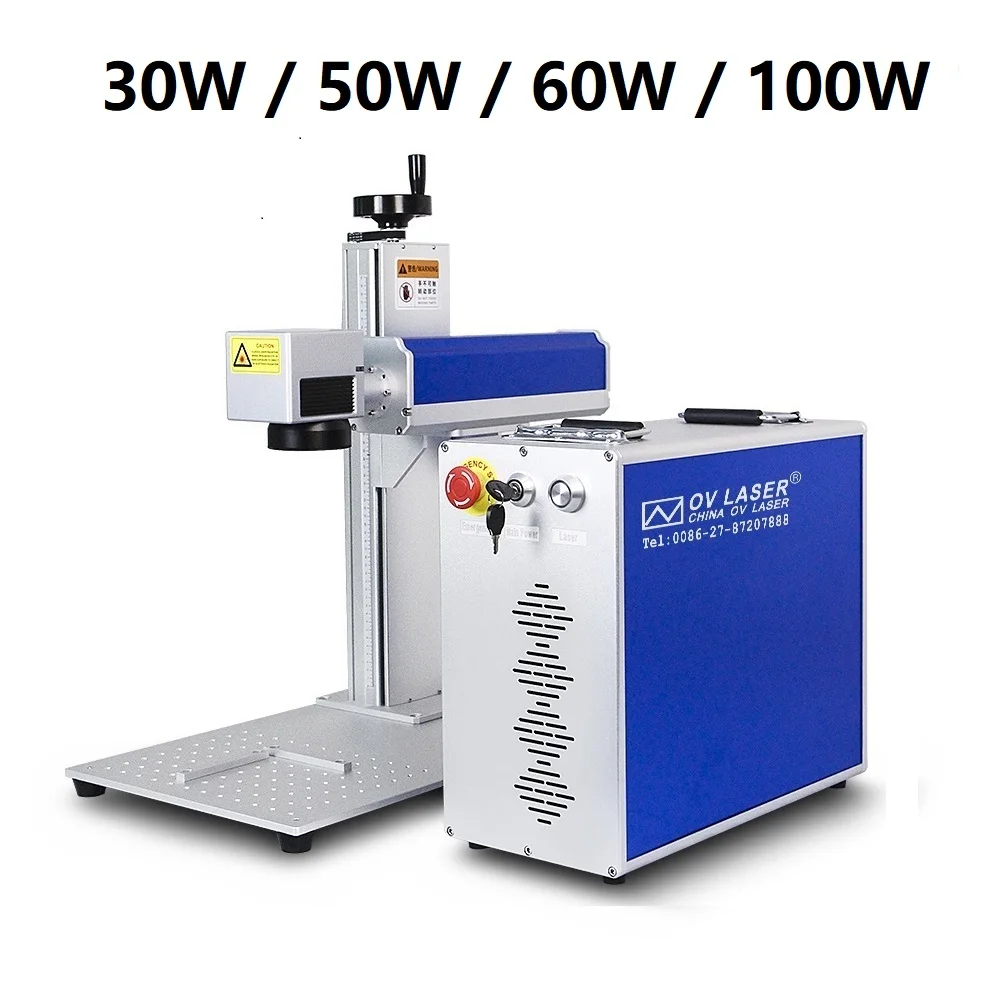 JPT M7 Fiber Laser 60W 100W 2.5D 3D Mopa Fiber Laser Marking Machine For Metal