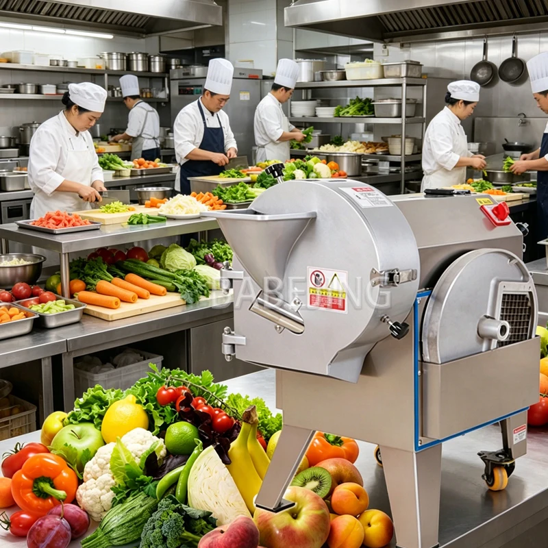 New Small Commercial Multi-Functional Vegetable Cutting Machine Industrial Slicer for Kitchen And Restaurant Use