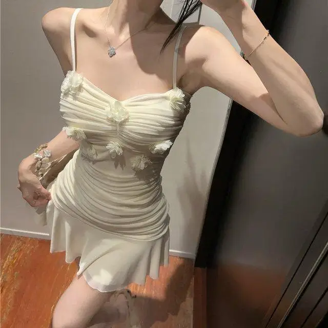 Abito sexy aderente a coda di pesce in rete patchwork a vita corta Estate Nuovo