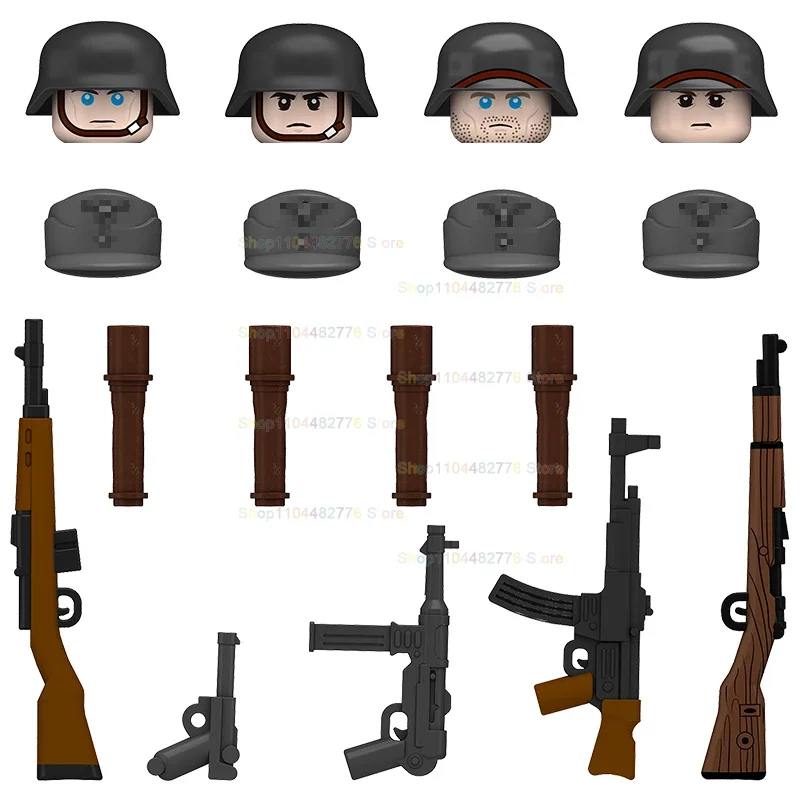 

Military Army Building Blocks Soldiers Action Figures Infantry Troops Characters Accessories Children's Toys Birthday Gifts