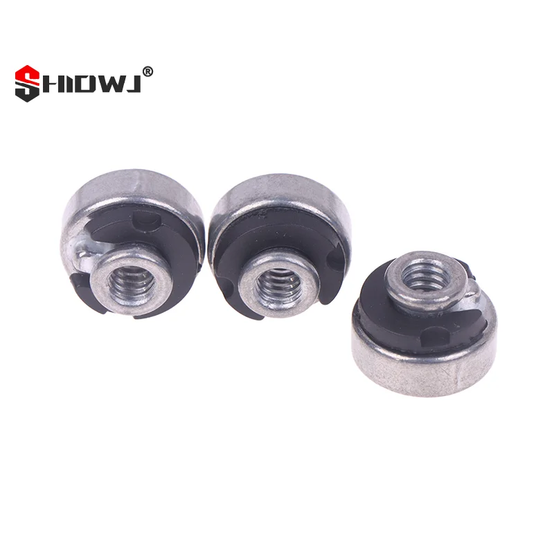 

Motorcycle Rear Seat 1/4"-20 Threaded Nut Kit With Retaining Clip Mount Nut Bolt