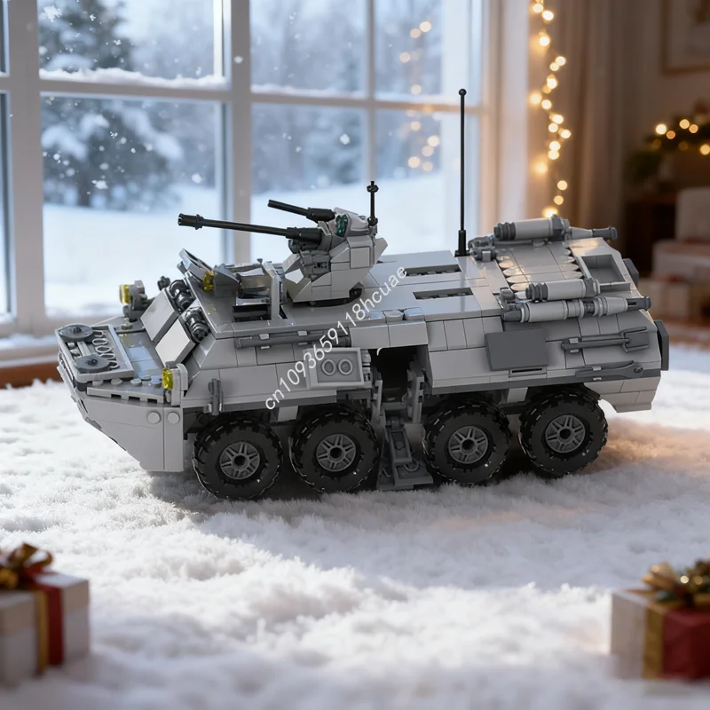 

798pcs MOC BTR APC 1 Minifig Scale Creator Model Building Blocks Construction DIY Toys Education Christmas Gifts Kids Birthday