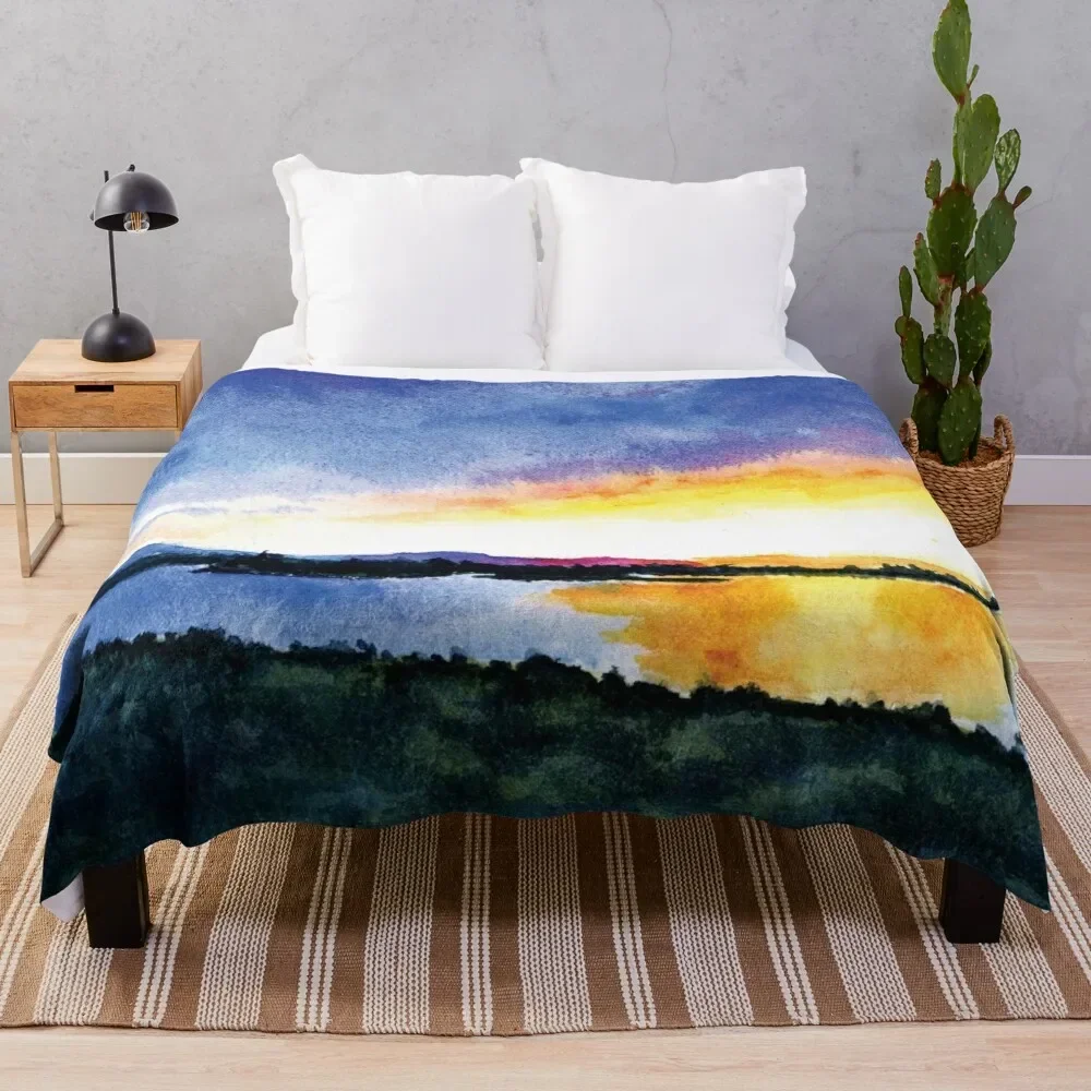 

Colorado Sunset Throw Blanket Giant Sofa wednesday Luxury St Soft Plush Plaid Blankets