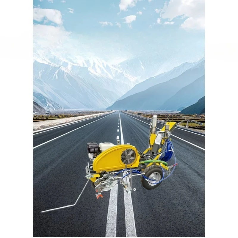 

Road Lines Marking Machine for Complete Highway Safety Package Installation for Different Line Shape Requirements Customized